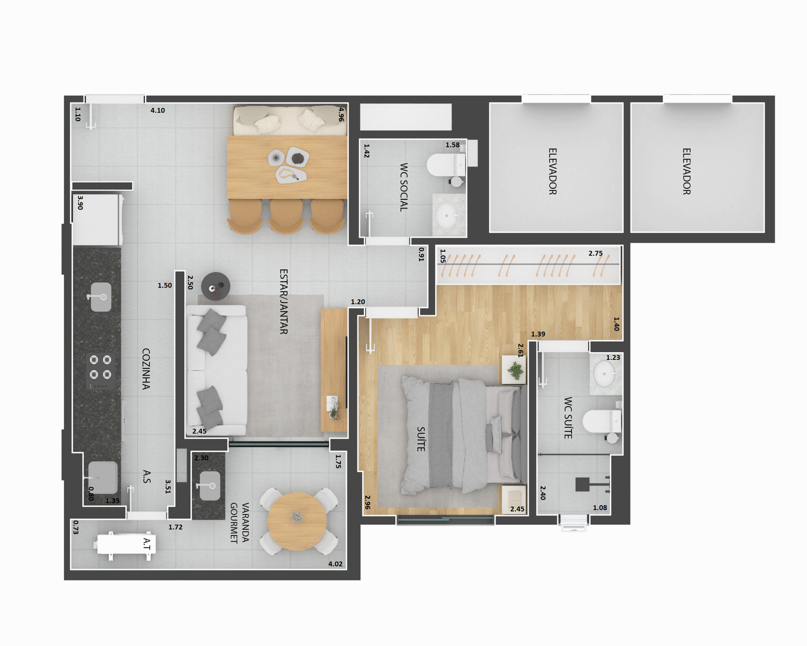 PLANTA FINAL 8 - 51,10 M²