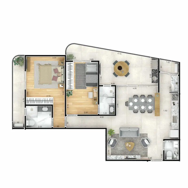 PLANTA FINAL 4 - 93,67 M²