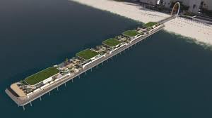 Projeto píer turístico Praia Grande - renderização