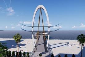 Projeto píer turístico Praia Grande - detalhe estrutura
